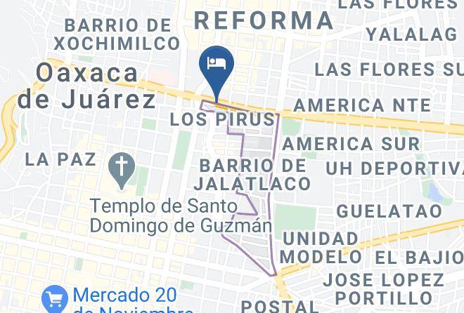 Oaxaca De Juarez - Veracruz Hotel Maps