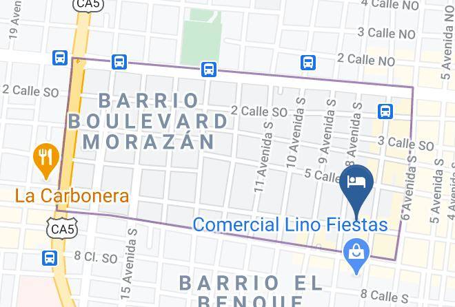 San Pedro Sula - Hotel Veranda Maps