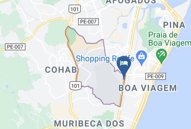 Recife - Hotel Veraneio Maps
