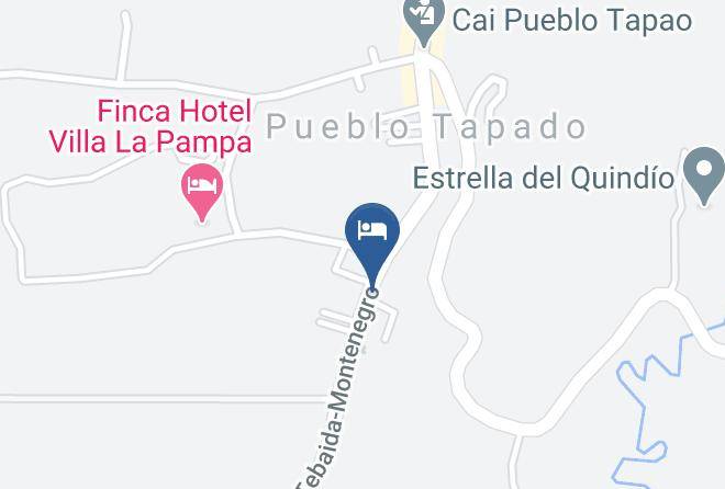 Montenegro - Hotel Veraneras Del Quindio Maps