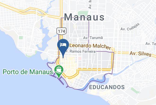 Manaus - Hotel Verao Maps