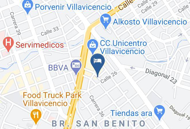 Villavicencio - Hotel Veratti Maps