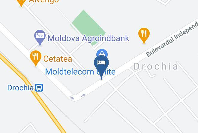 Oraul Drochia - Hotel Verbona Maps