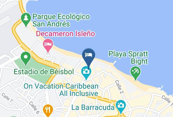 San Andres - Hotel Verde Mar Maps