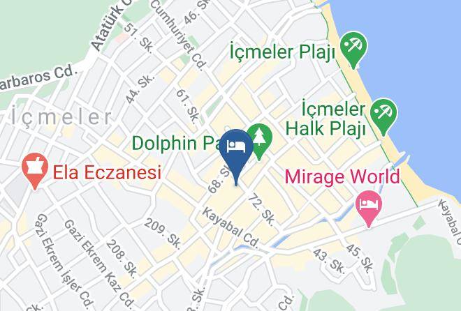 Marmaris - Vela Hotel Icmeler Maps