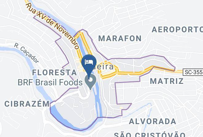 Videira - Hotel Verde Vale Maps