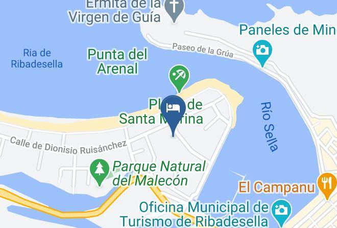 Asturias - Hotel Verdemar Maps