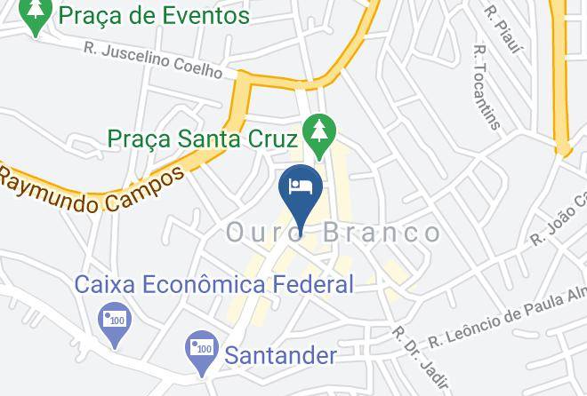 Ouro Branco - Hotel Verdes Mares Maps