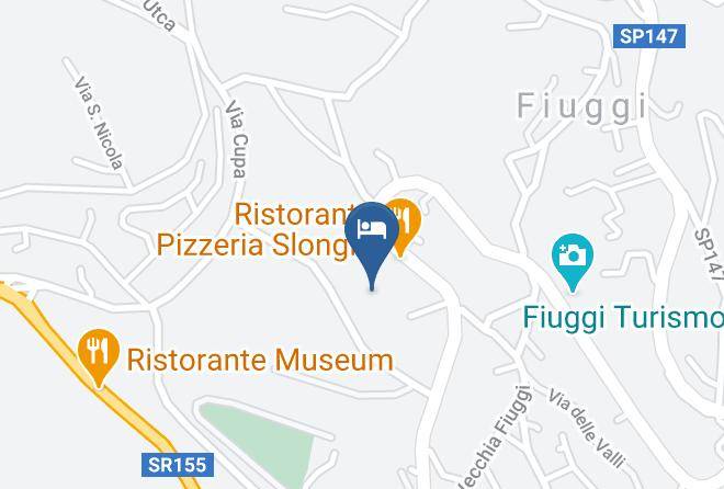 Hotel Verdi Fiuggi Map