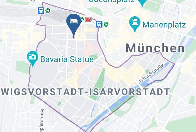Munich District - Hotel Verdi Maps