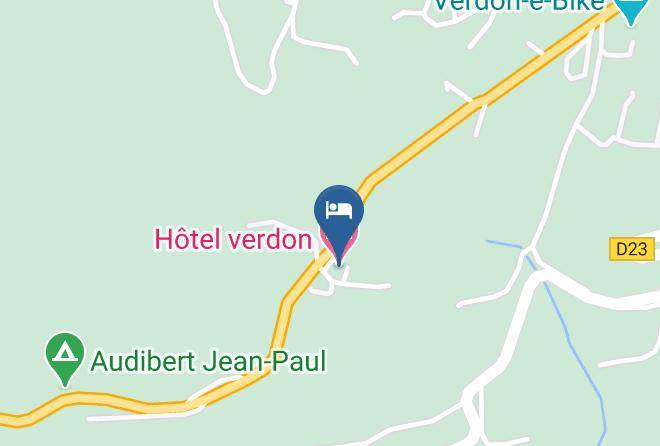 Hotel Verdon Map