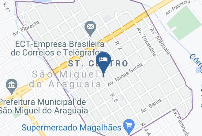 Sao Miguel Do Araguaia - Hotel Veredas Do Araguaia Maps