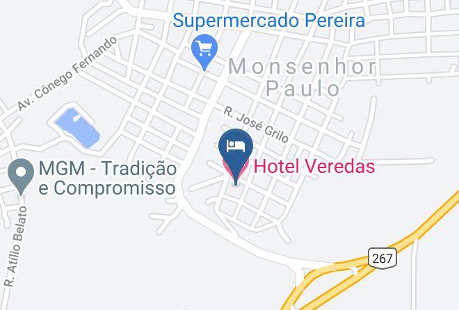 Monsenhor Paulo - Hotel Veredas Maps