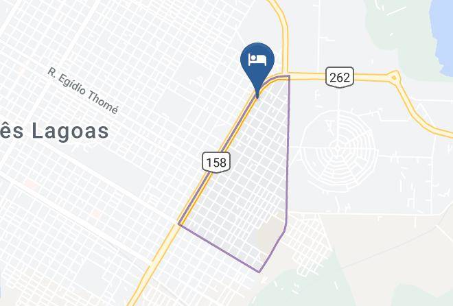 Tres Lagoas - Hotel Veredas Maps