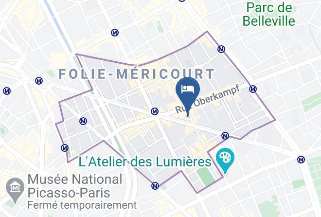 Paris - Hotel Verlain Maps