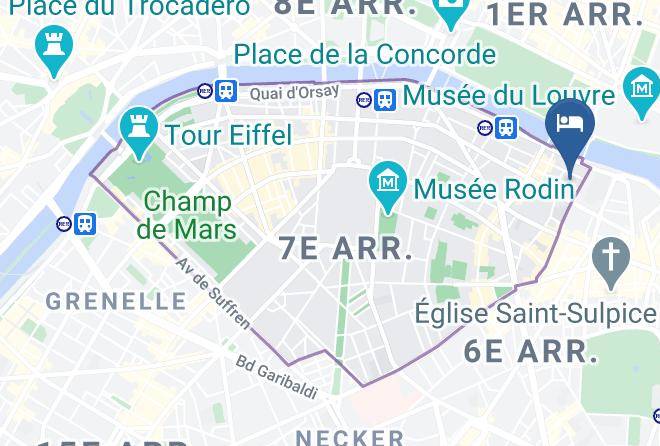 Paris - Hotel Verneuil Maps
