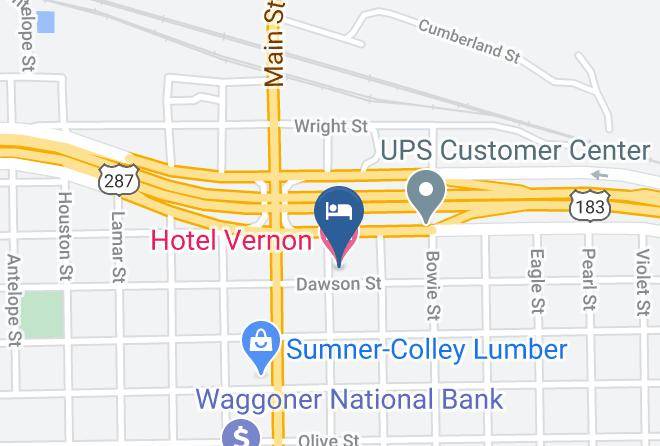 Wilbarger - Hotel Vernon Maps