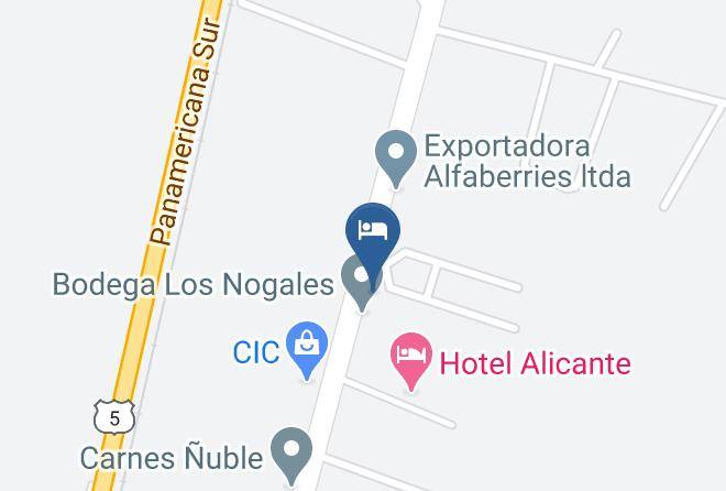 Diguillin - Hotel Verona Chillan Maps