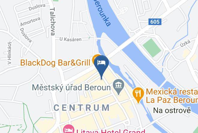 Beroun - Hotel Verona Mea Maps