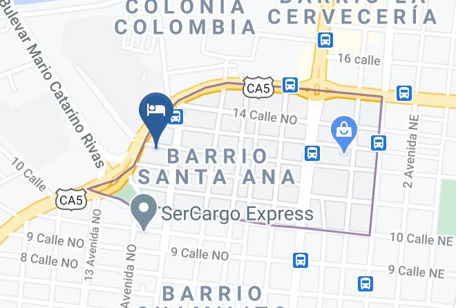 San Pedro Sula - Hotel Verona Maps