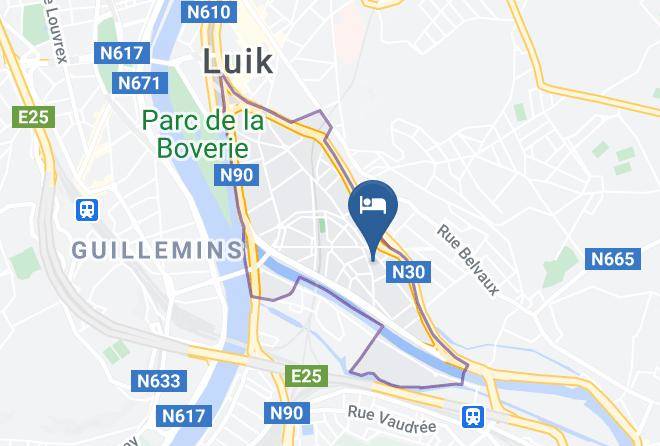 Liege - Hotel Verone Maps