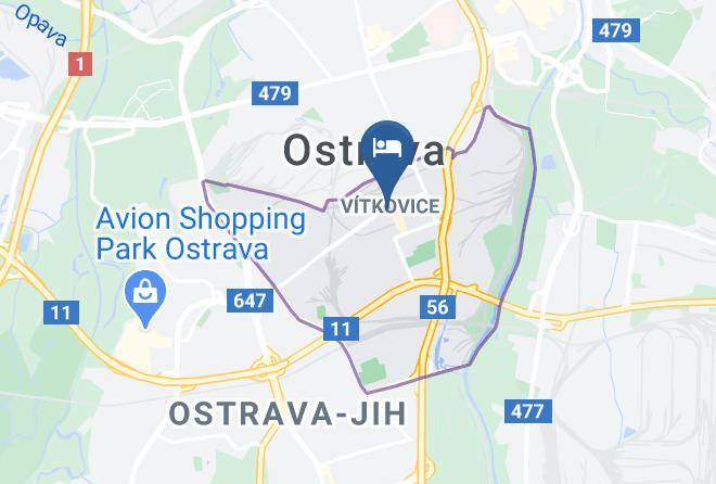 Hotel Veronika Ostrava Map