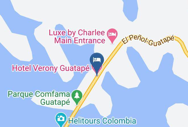 Guatape - Hotel Verony Guatape Maps