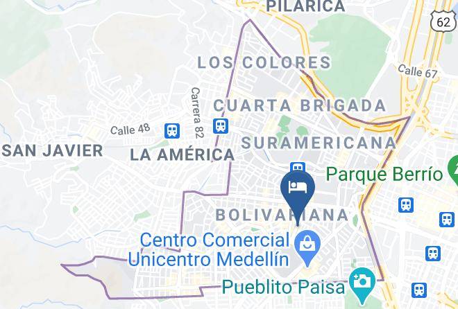 Medellin - Hotel Verony Maps
