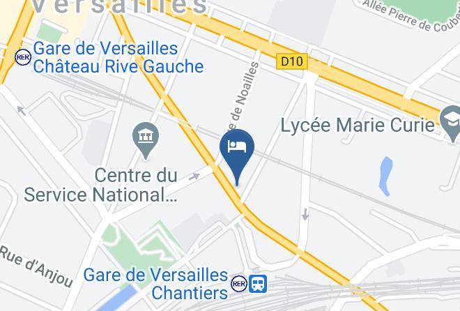 Yvelines - Hotel Versailles Chantiers Maps