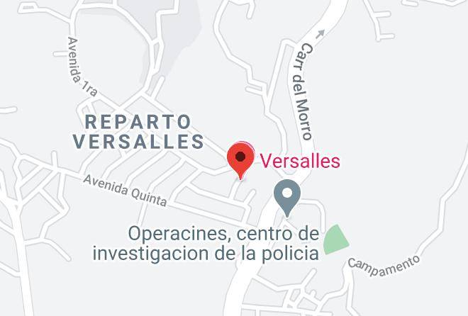 Santiago De Cuba - Hotel Versalles Maps