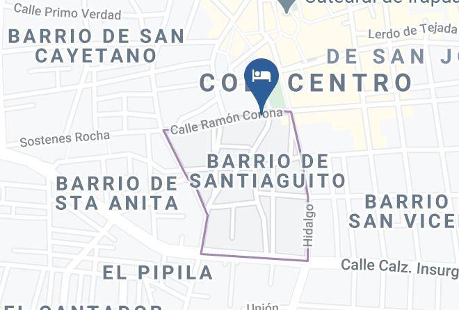 Irapuato - Hotel Versalles Maps