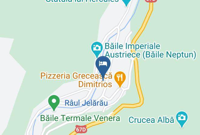 Baile Herculane - Hotel Versay Maps