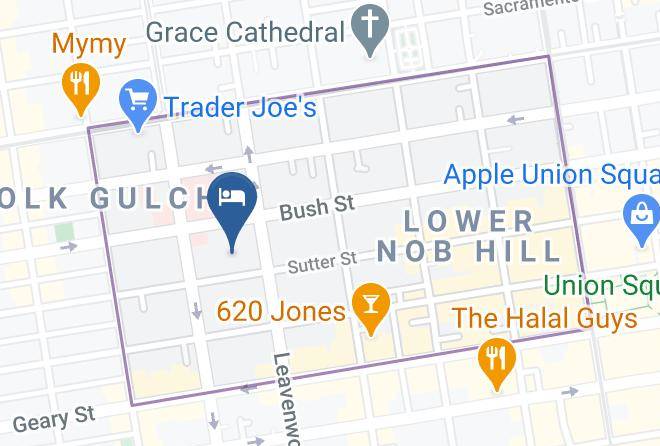 San Francisco - Hotel Vertigo Maps
