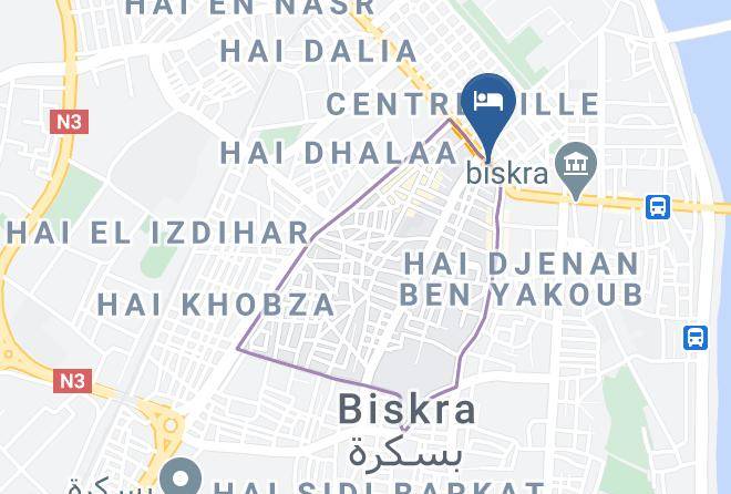 Biskra - Hotel Vescera Maps