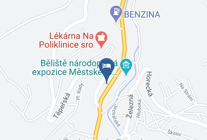Jablonec Nad Nisou - Hotel Vesely Zelezny Brod Maps