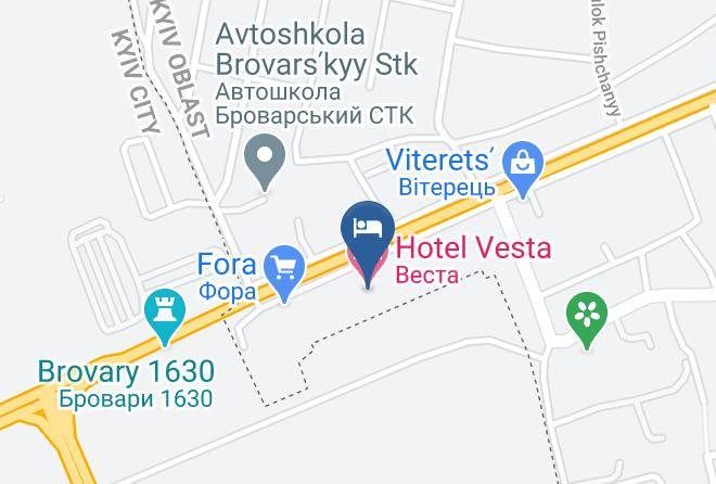 Brovary - Hotel Vesta Maps