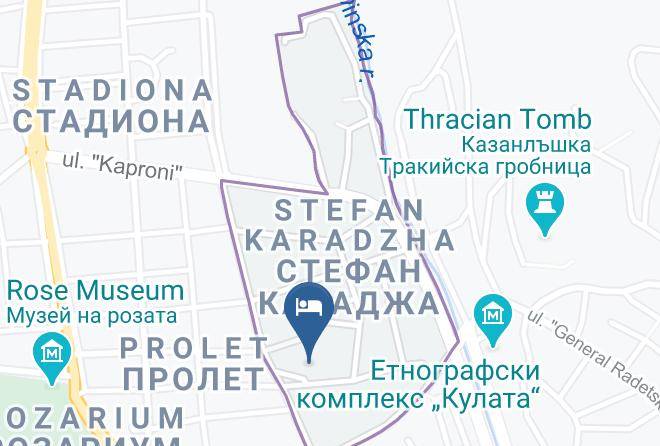 Kazanlak - Hotel Vesta Maps