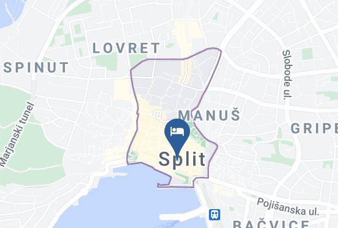 Split - Hotel Vestibul Palace Maps