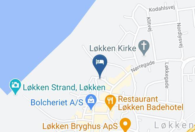 Lokken - Hotel Vestkysten Maps
