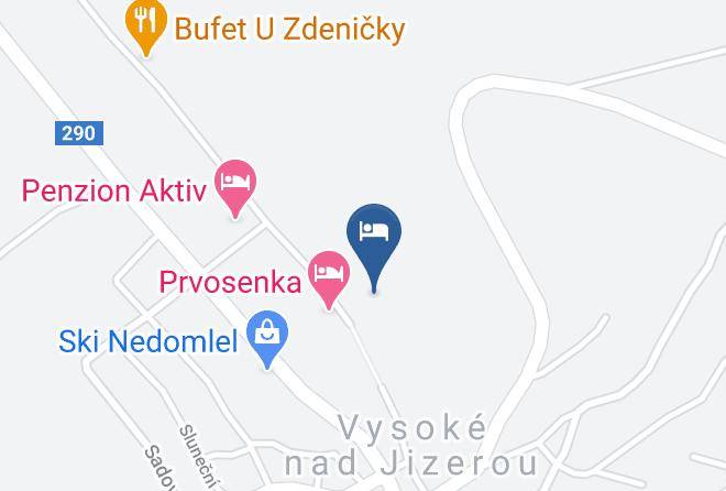 Semily - Hotel Vetrov Maps