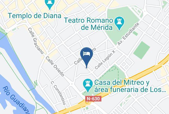 Badajoz - Hotel Vettonia Maps
