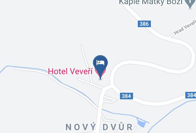 Hotel Veveri Map