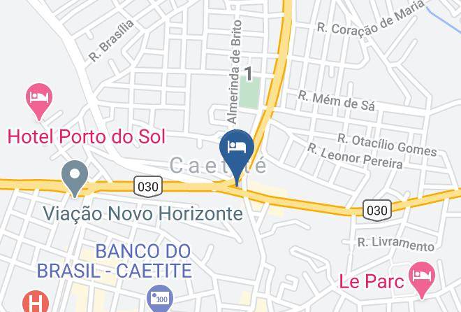 Caetite - Hotel Via Brasil Maps