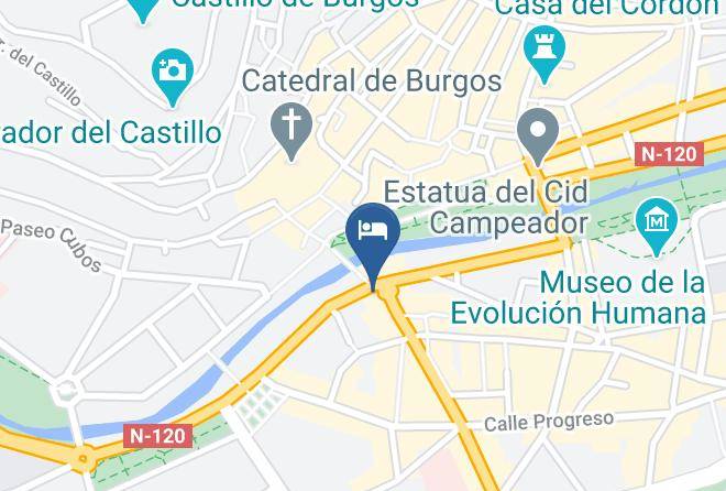 Burgos - Hotel Via Gotica Maps