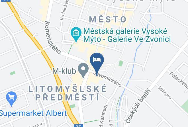 Usti Nad Orlici - Hotel Via Ironia Maps