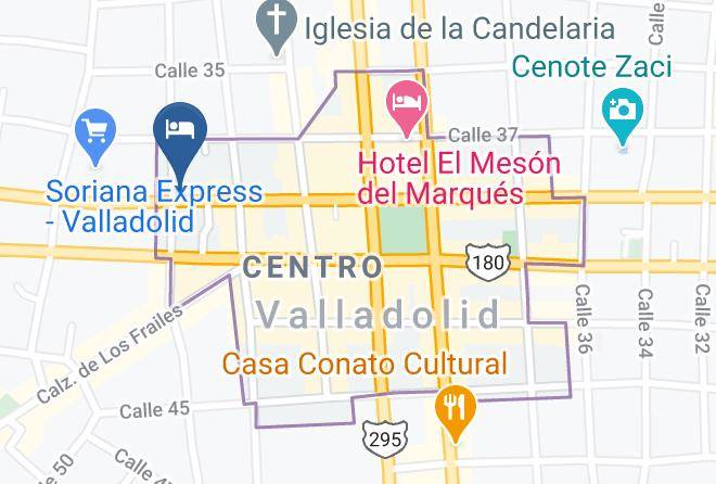 Valladolid - Hotel Via Mayab Maps