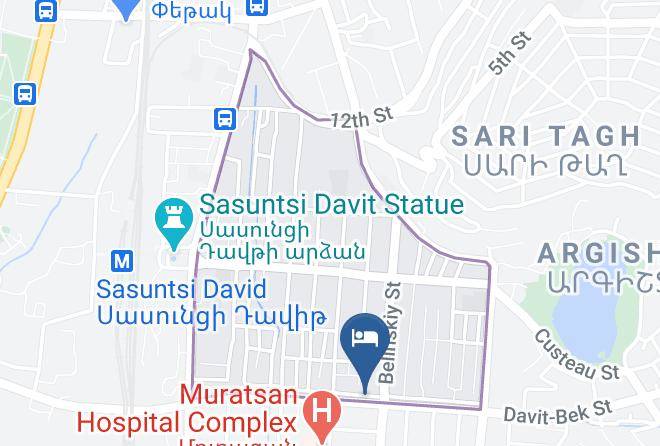 Yerevan - Hotel Viaggio Maps