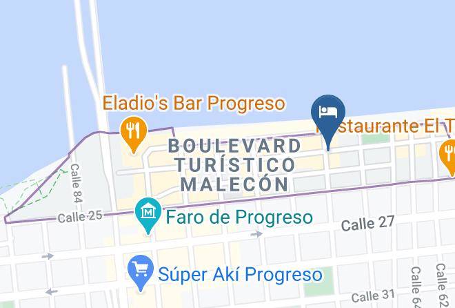 Progreso - Hotel Vialmar Maps
