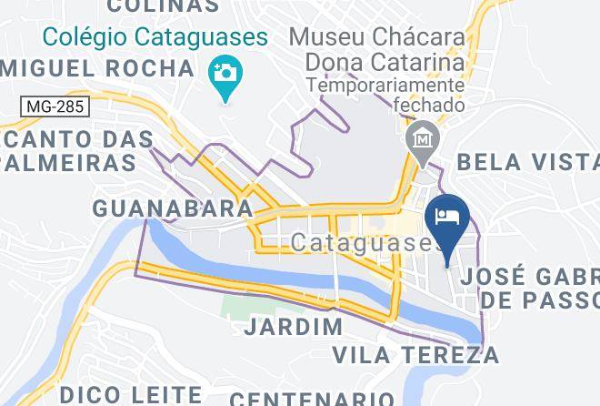 Cataguazes - Hotel Viana Maps