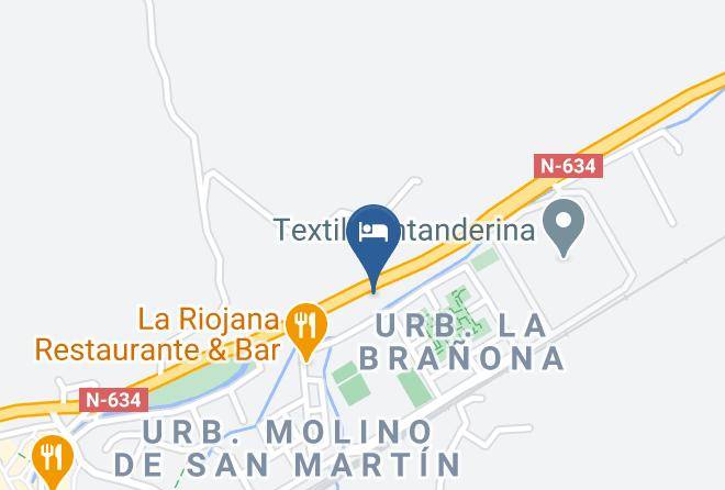 Cabezon De La Sal - Hotel Viar Maps